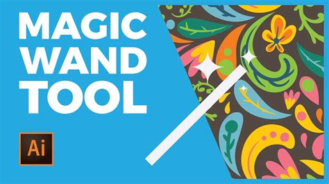 Magic wand and fantastic magic world